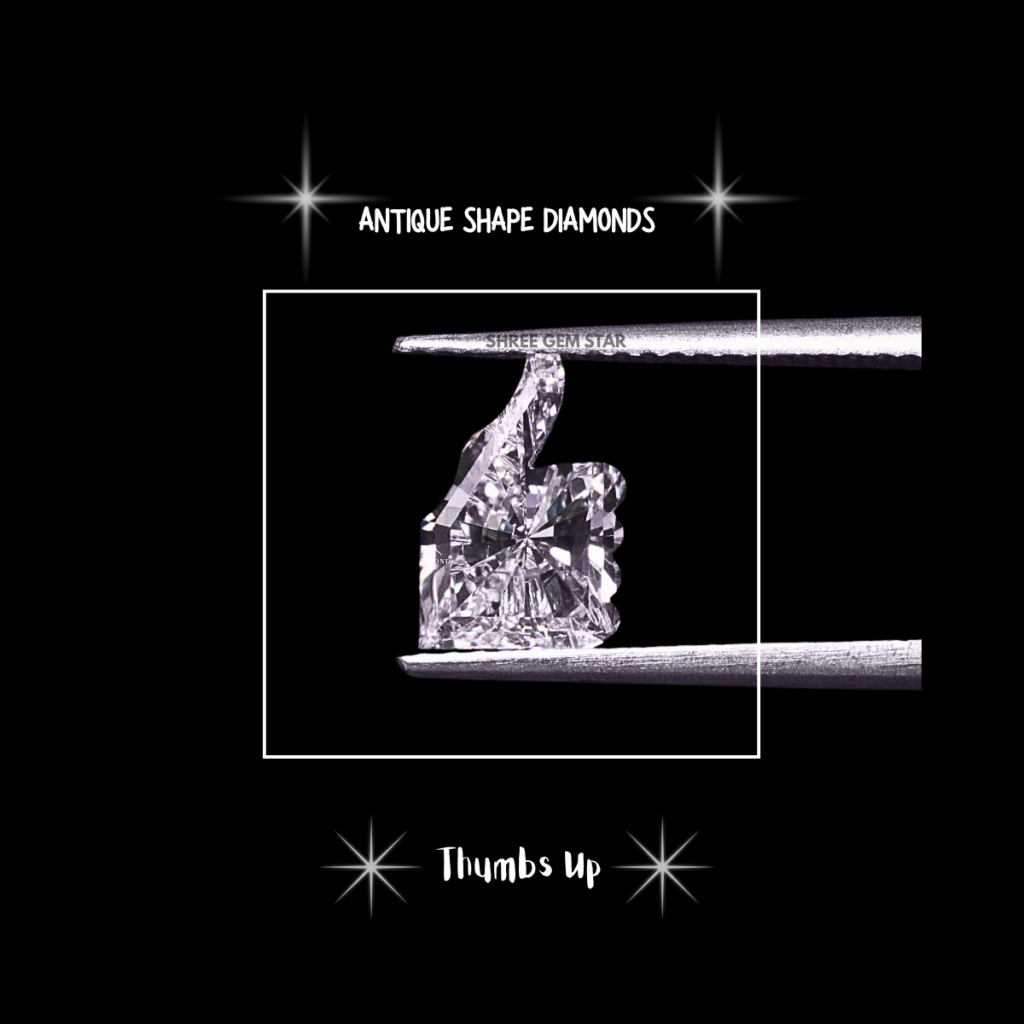 Premium Thumbs Up Shape Lab Grown Diamond