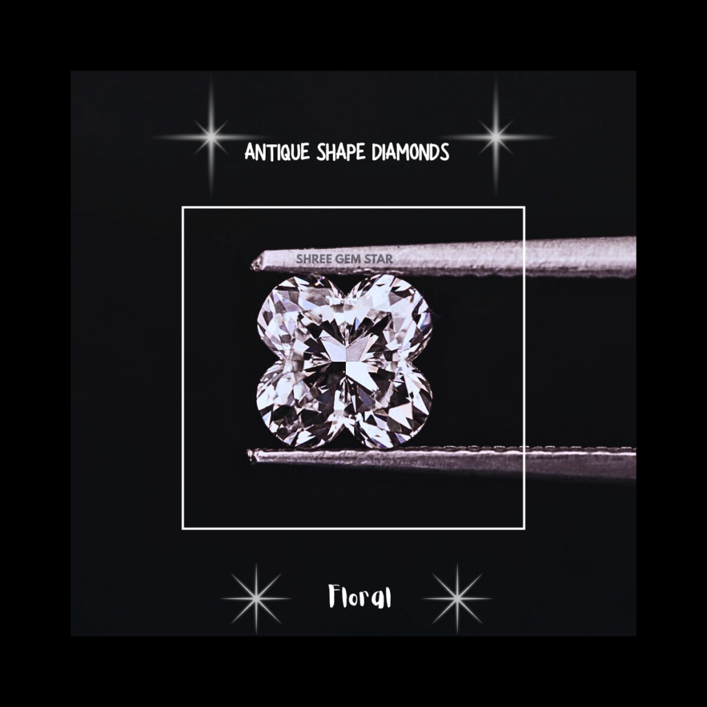 Premium Floral Shape Lab Grown Diamond