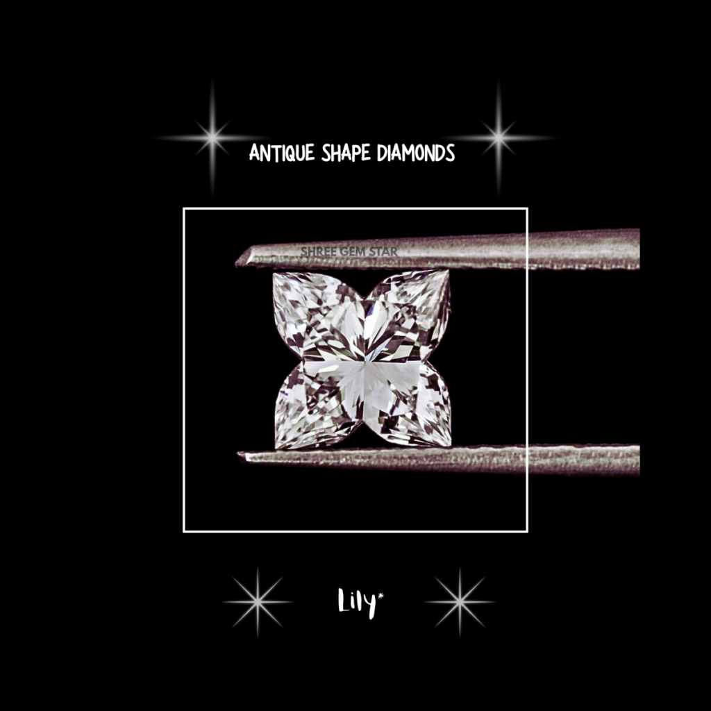 Premium Lily Shape Lab Grown Diamond
