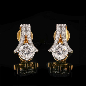 Timeless Round Cut Lab Grown Diamond Earrings